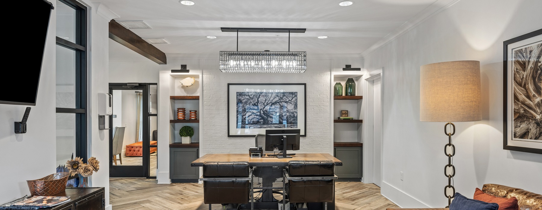 Leasing office at Parker Point
